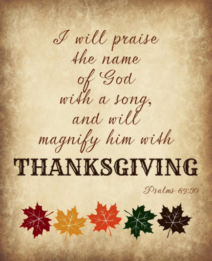 Welcome to Thanksgiving Week!